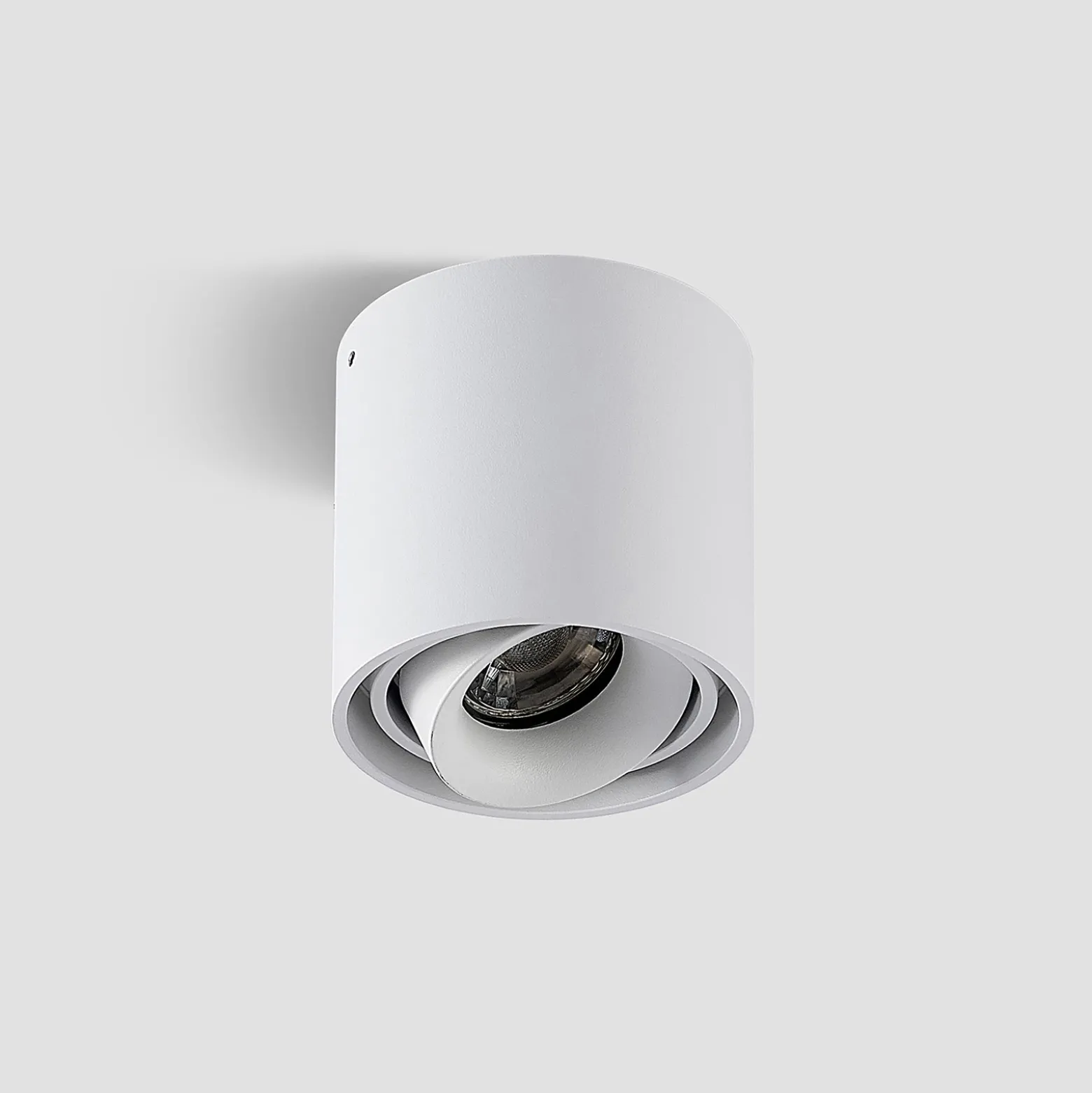 Arcchio downlight Walza, blanco, metal, Ø 9,3cm, GU10