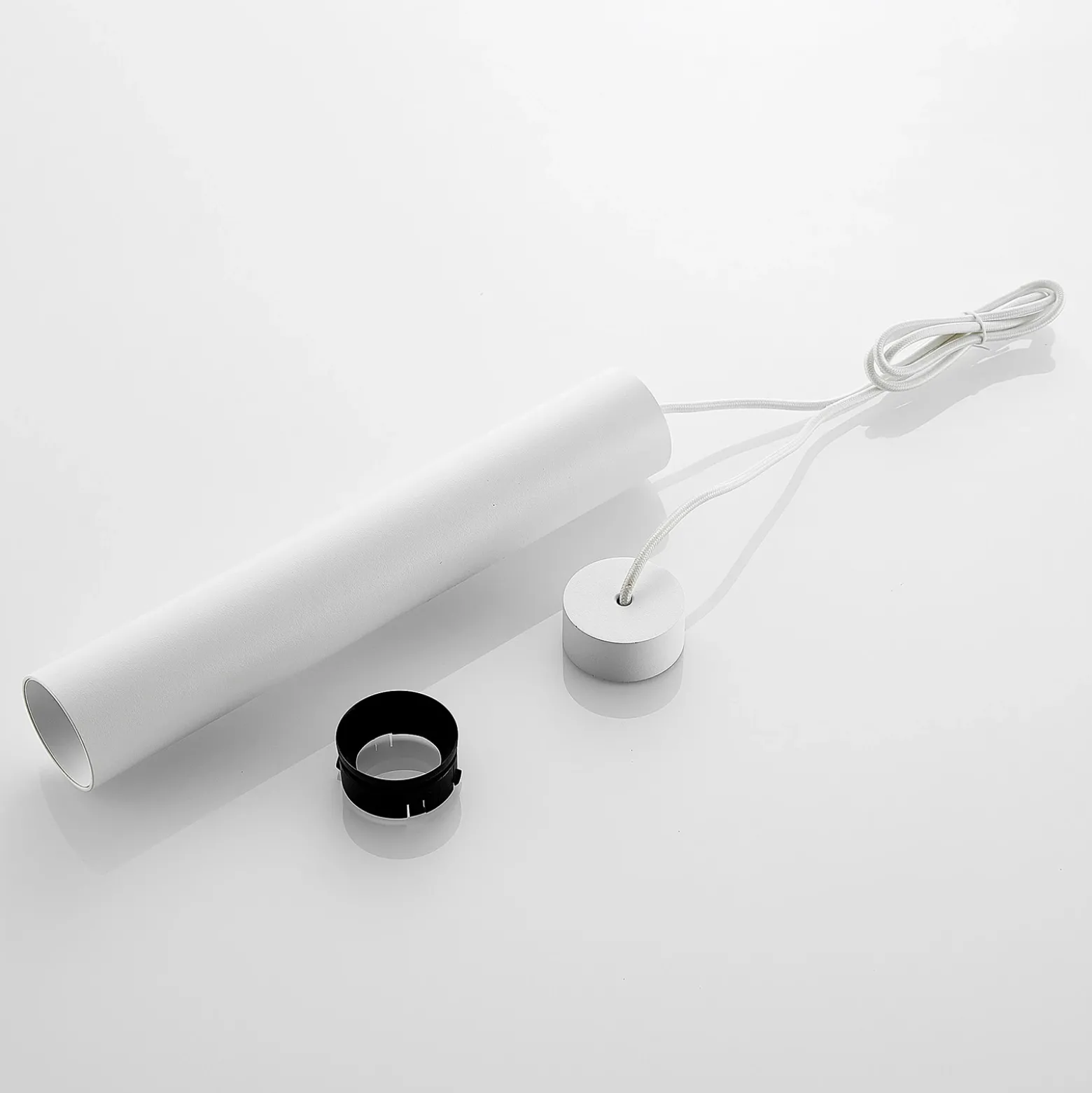 Arcchio Ejona lámpara colgante, altura 35 cm, blanco, aluminio