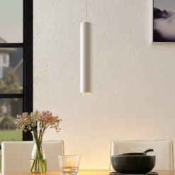 Arcchio Ejona lámpara colgante, altura 35 cm, blanco, aluminio