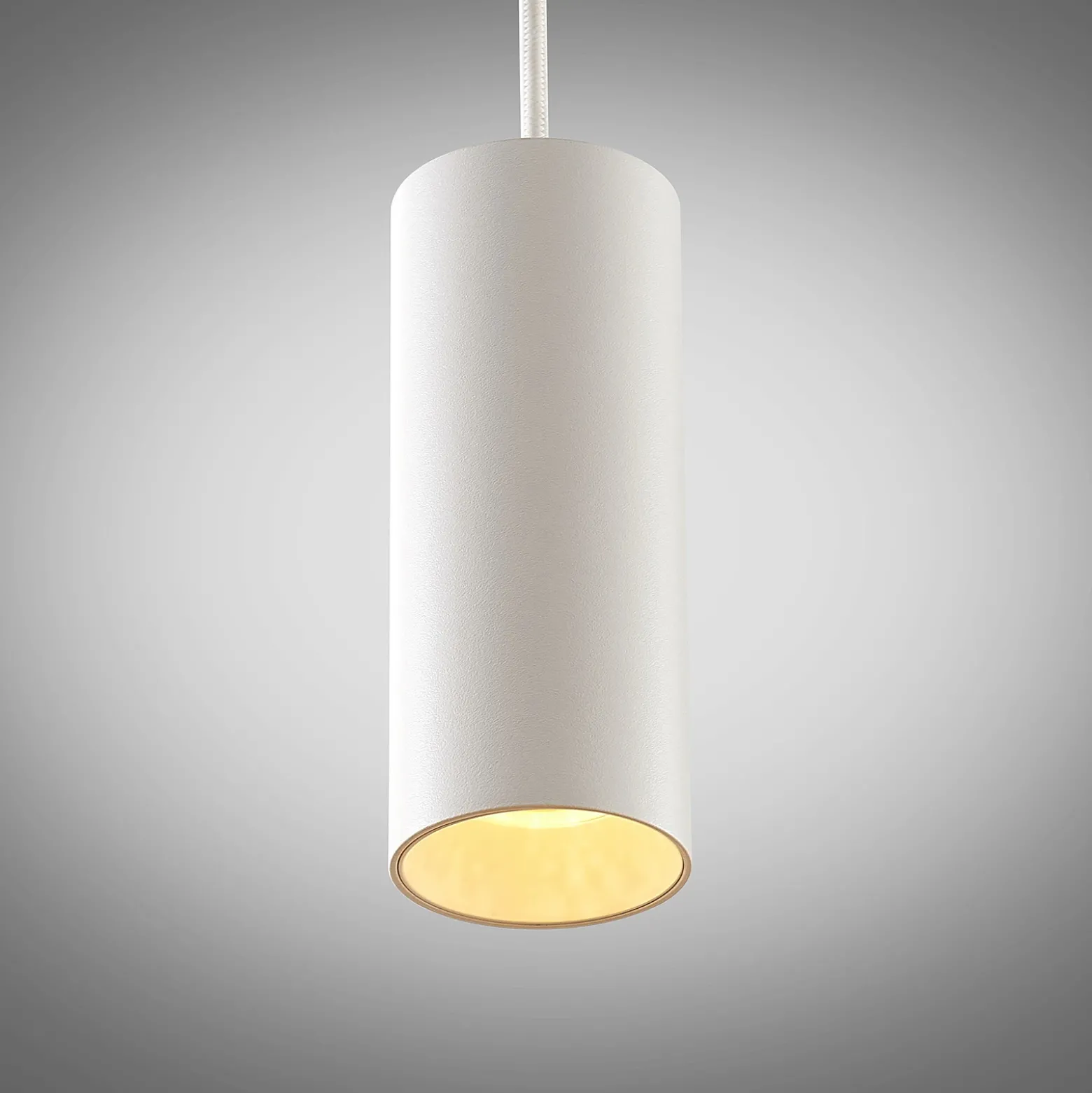 Arcchio Ejona lámpara colgante, altura 15 cm, blanco, aluminio