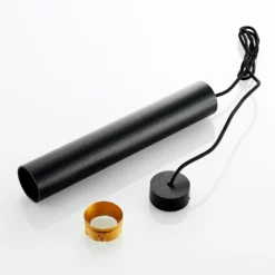 Arcchio Ejona lámpara colgante, altura 35 cm, negro, aluminio