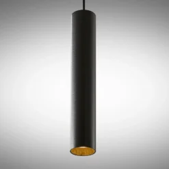 Arcchio Ejona lámpara colgante, altura 35 cm, negro, aluminio