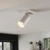Arcchio Foco Brinja, blanco, angular, Ø 6 cm, 1 luz, GU10