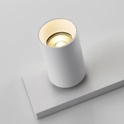 Arcchio Foco Brinja, blanco, angular, Ø 6 cm, 3 luces, GU10