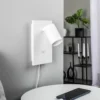 Arcchio Foco Brinja, blanco, metal, USB-C, interruptor, GU10