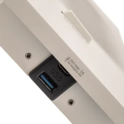 Arcchio Foco Brinja, blanco, metal, USB-C, interruptor, GU10