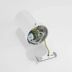 Arcchio Foco Brinja, blanco, redondo, 12 cm de alto, Ø 6 cm