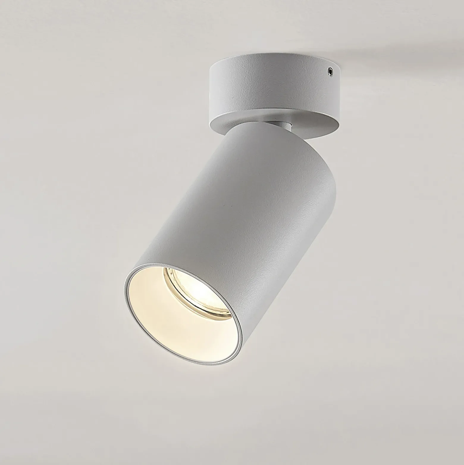 Arcchio foco Brinja, juego de 3, blanco, redondo, Ø 6 cm, GU10