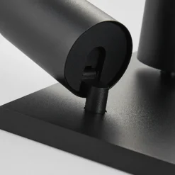 Arcchio Foco Brinja, negro, angular, Ø 6 cm, 4 luces, GU10