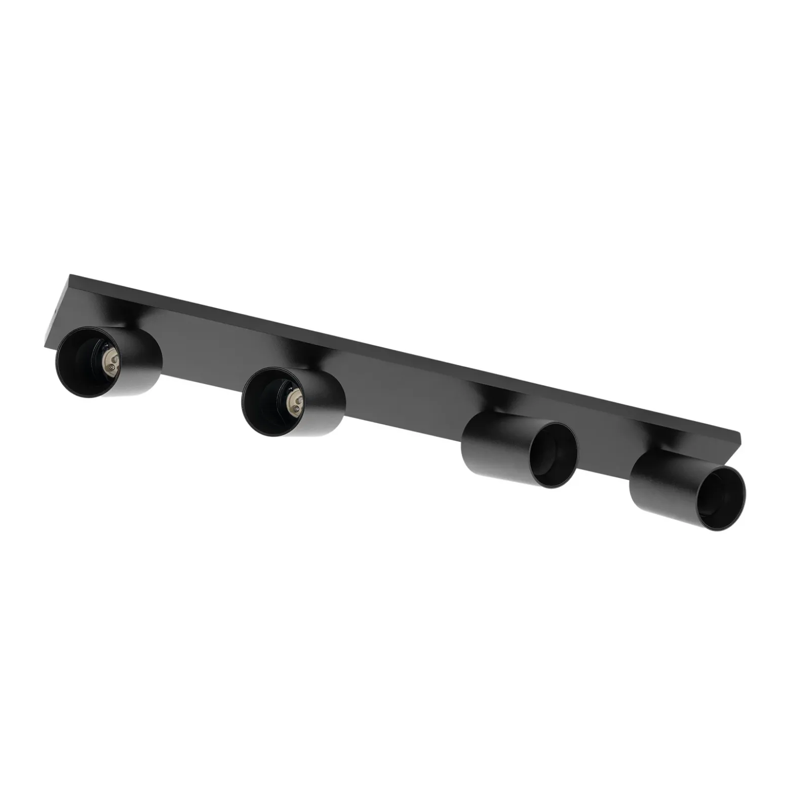 Arcchio Foco Brinja, negro, 65 cm de largo, Ø 7 cm, 4 luces.