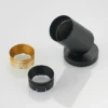 Arcchio Foco Brinja, negro, redondo, 12 cm de alto, Ø 6 cm