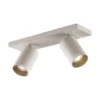 Arcchio foco Brinja, set de 2, blanco, angular, 2 luces, GU10