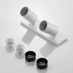 Arcchio foco Brinja, set de 2, blanco, angular, 2 luces, GU10