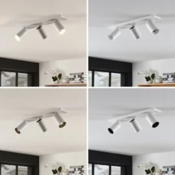 Arcchio foco Brinja, set de 2, blanco, angular, 3 luces, GU10