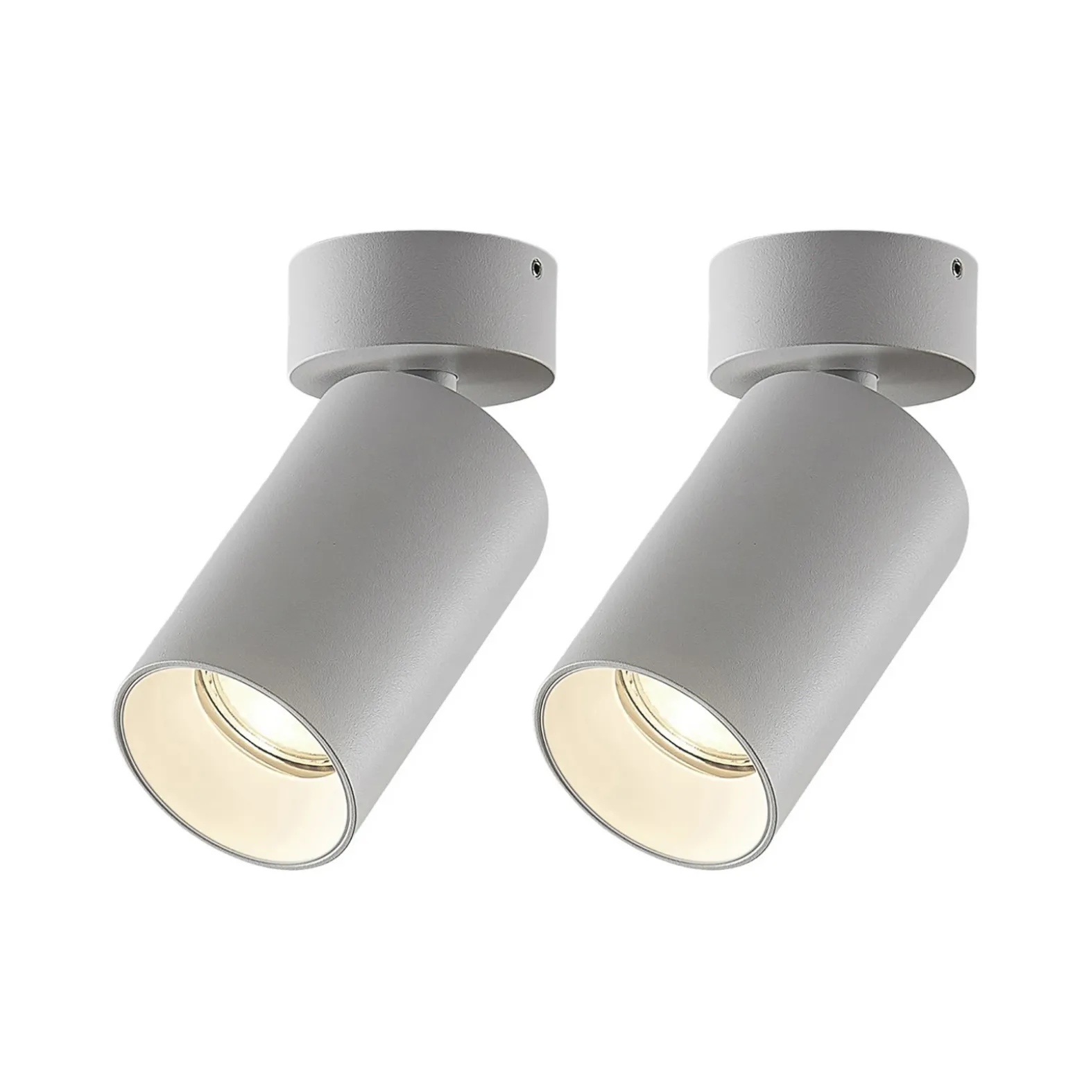 Arcchio foco Brinja, set de 2, blanco, redondo, Ø 6 cm, GU10