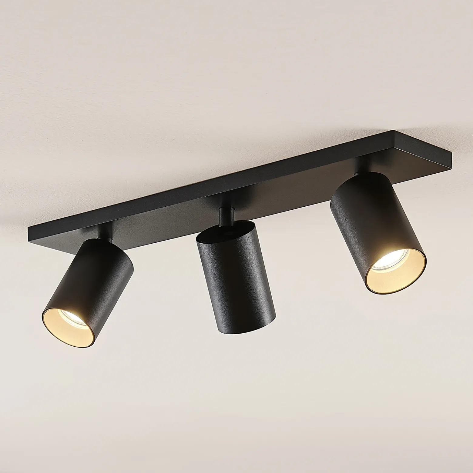 Arcchio foco Brinja, set de 2, negro, angular, 3 luces