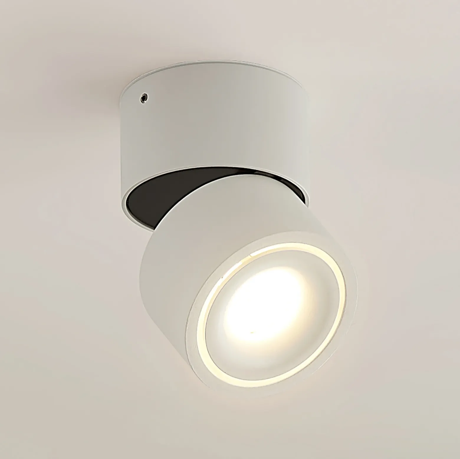 Arcchio Foco downlight LED Rotari, blanco, 1 luz, 681 lm