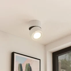 Arcchio Foco downlight LED Rotari, blanco, 1 luz, 1987 lm