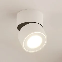 Arcchio Foco downlight LED Rotari, blanco, 1 luz, 1987 lm