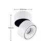 Arcchio Foco downlight LED Rotari, blanco, 1 luz, 946 lm