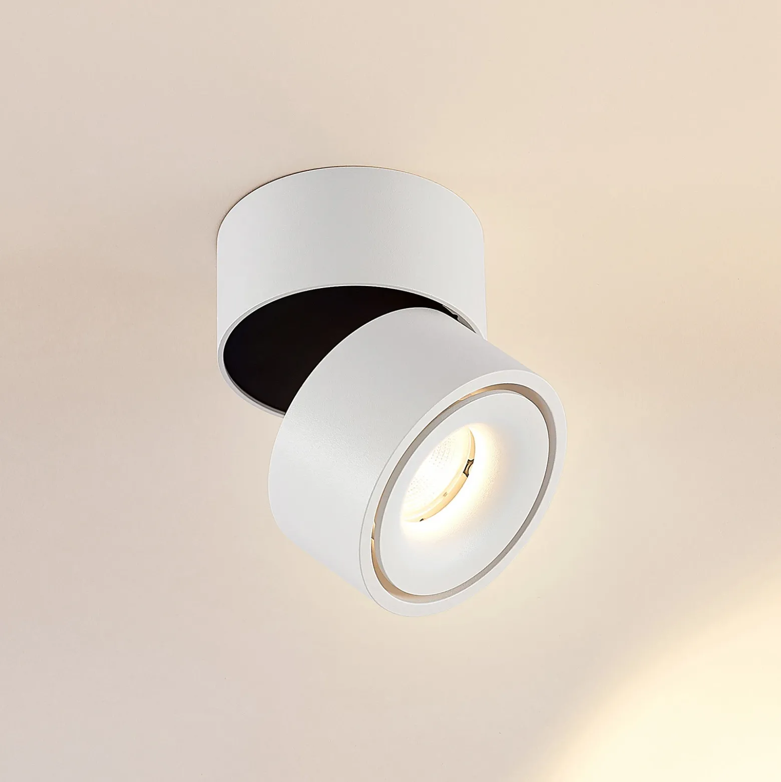 Arcchio Foco downlight LED Rotari, blanco, 1 luz, 946 lm