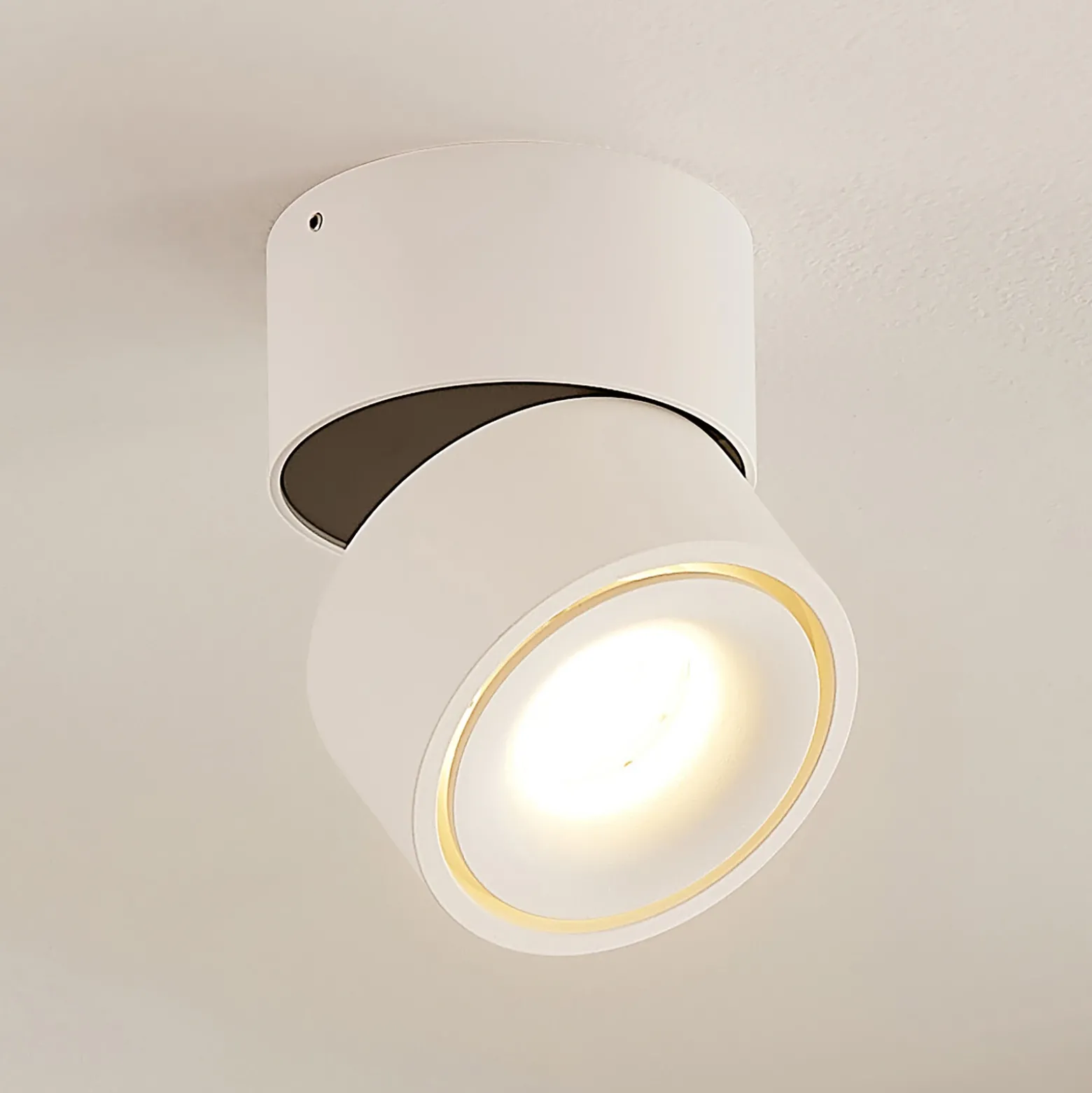 Arcchio Foco downlight LED Rotari, blanco, 1 luz, 946 lm