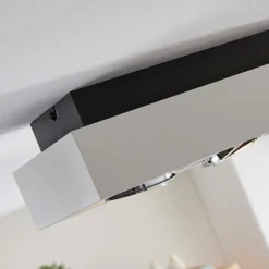 Arcchio foco Vince, 47 cm, 4 luces, blanco/cromo, GU10