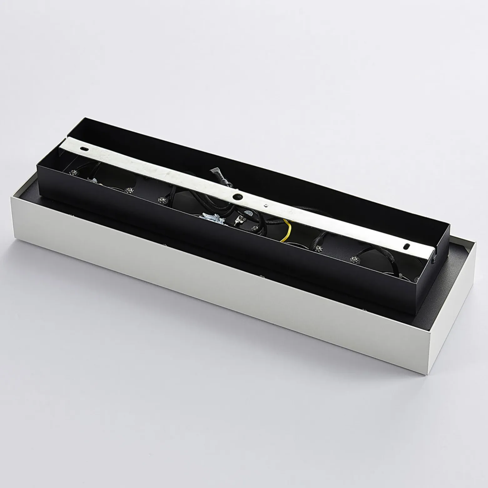 Arcchio foco Vince, 47 cm, 4 luces, blanco/cromo, GU10