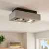 Arcchio foco Vince, 25 cm, 2 luces, plata, GU10
