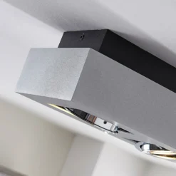 Arcchio foco Vince, 25 cm, 2 luces, plata, GU10