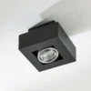 Arcchio foco Vince, 14 x 14 cm, negro, metal, GU10