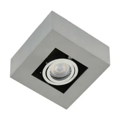 Arcchio foco Vince, 14 x 14 cm, plata, metal, GU10