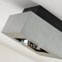Arcchio foco Vince, 14 x 14 cm, plata, metal, GU10