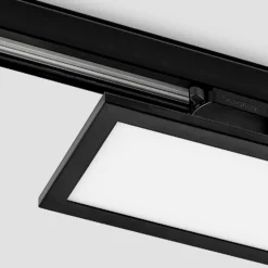 Arcchio Hairis panel LED trifásico, 30 cm, negro, 4000 K