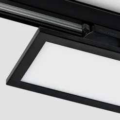 Arcchio Hairis panel LED trifásico, 30 cm, negro, 3000 K