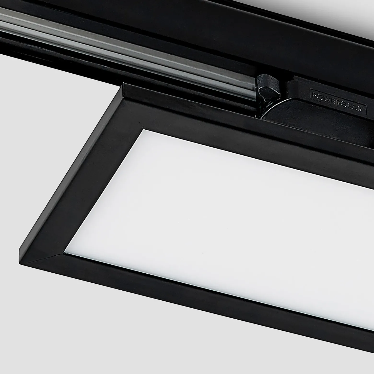 Arcchio Hairis panel LED trifásico, 30 cm, negro, 3000 K