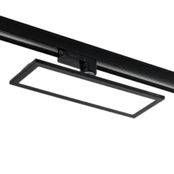 Arcchio Hairis panel LED trifásico, 30 cm, negro, 3000 K