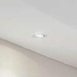 Arcchio Harcos downlight LED, blanco, Ø 8 cm, 4.000K