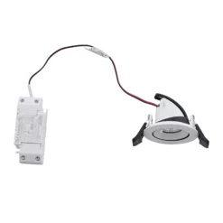 Arcchio Harcos downlight LED, blanco, Ø 8 cm, 4.000K