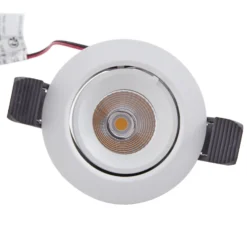 Arcchio Harcos downlight LED, blanco, Ø 8 cm, 4.000K