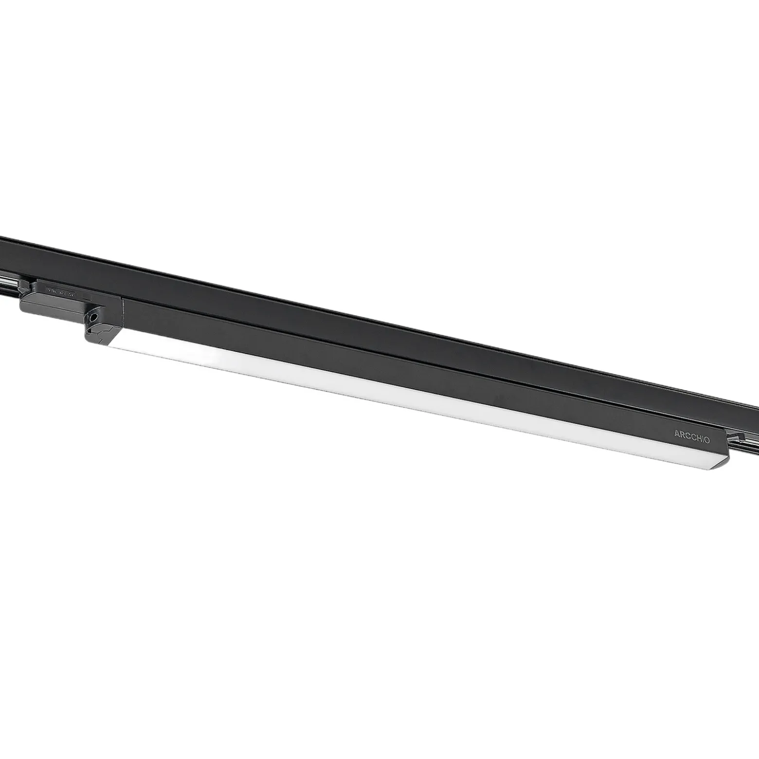 Arcchio Harlow lámpara de riel LED, negra, 69 cm, 3.000 K