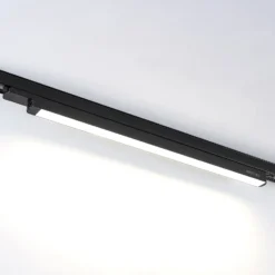 Arcchio Harlow lámpara de riel LED, negra, 69 cm, 4.000 K