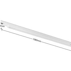Arcchio Harlow lámpara de riel LED, blanca, 109 cm, 4.000 K
