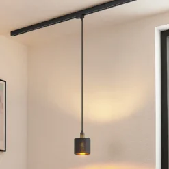 Arcchio Heleni colgante riel oro negro 12cm