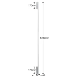 Arcchio Ivano LED wall light 170 cm blanco