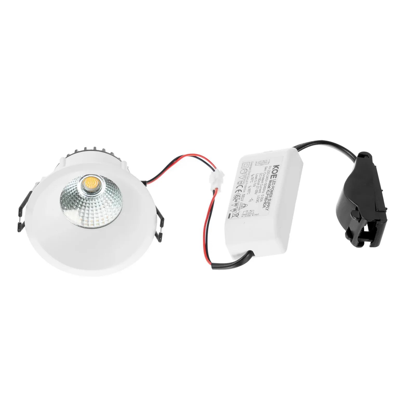 Arcchio LED downlight Niria, blanco, 4.000K