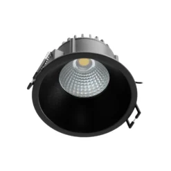 Arcchio LED downlight Niria, negro, 3.000K