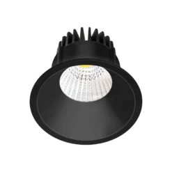Arcchio LED downlight Niria, negro, 2.700K