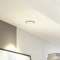 Arcchio LED downlight Niria, negro, 2.700K