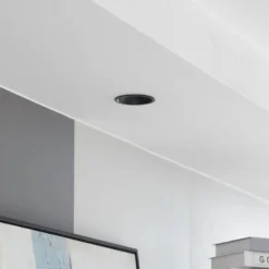 Arcchio LED downlight Niria, negro, 2.700K